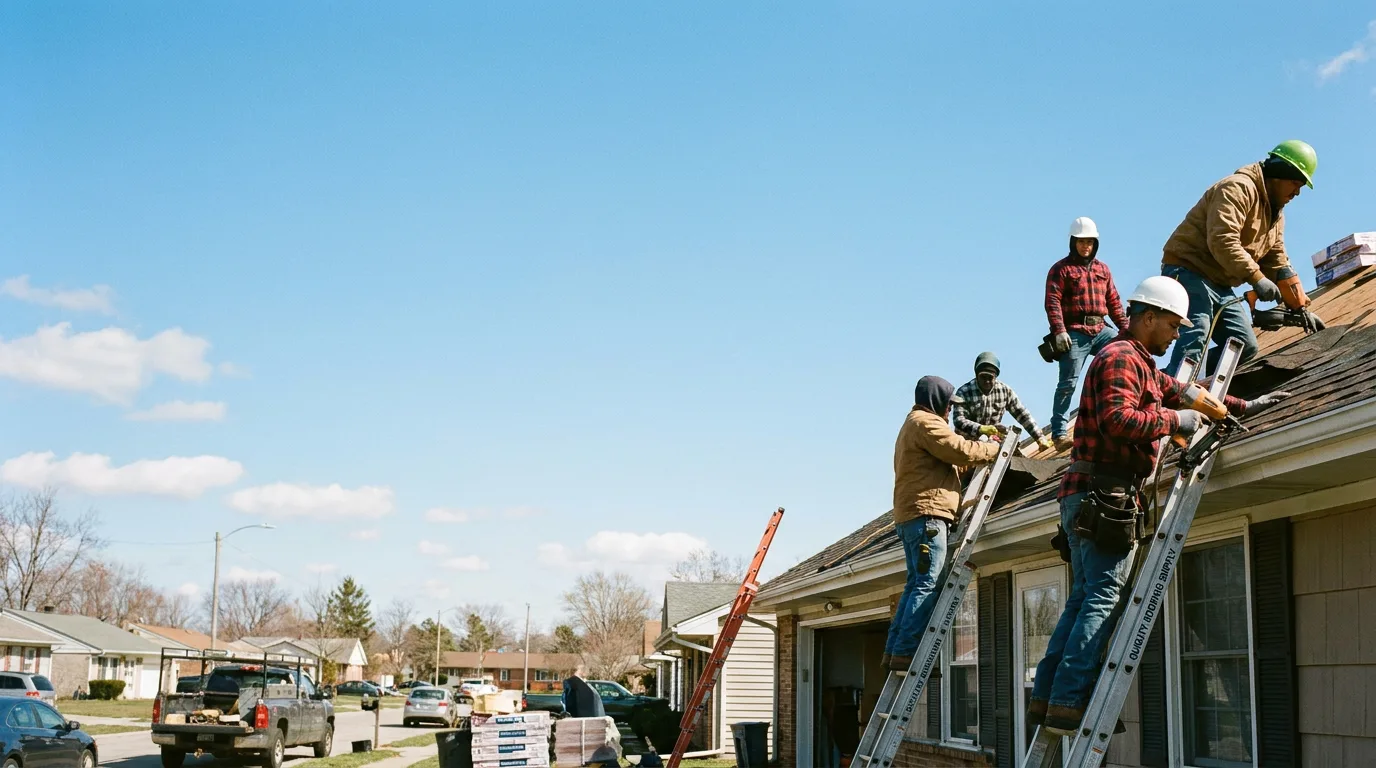 Roofing in Leslie, MI near me